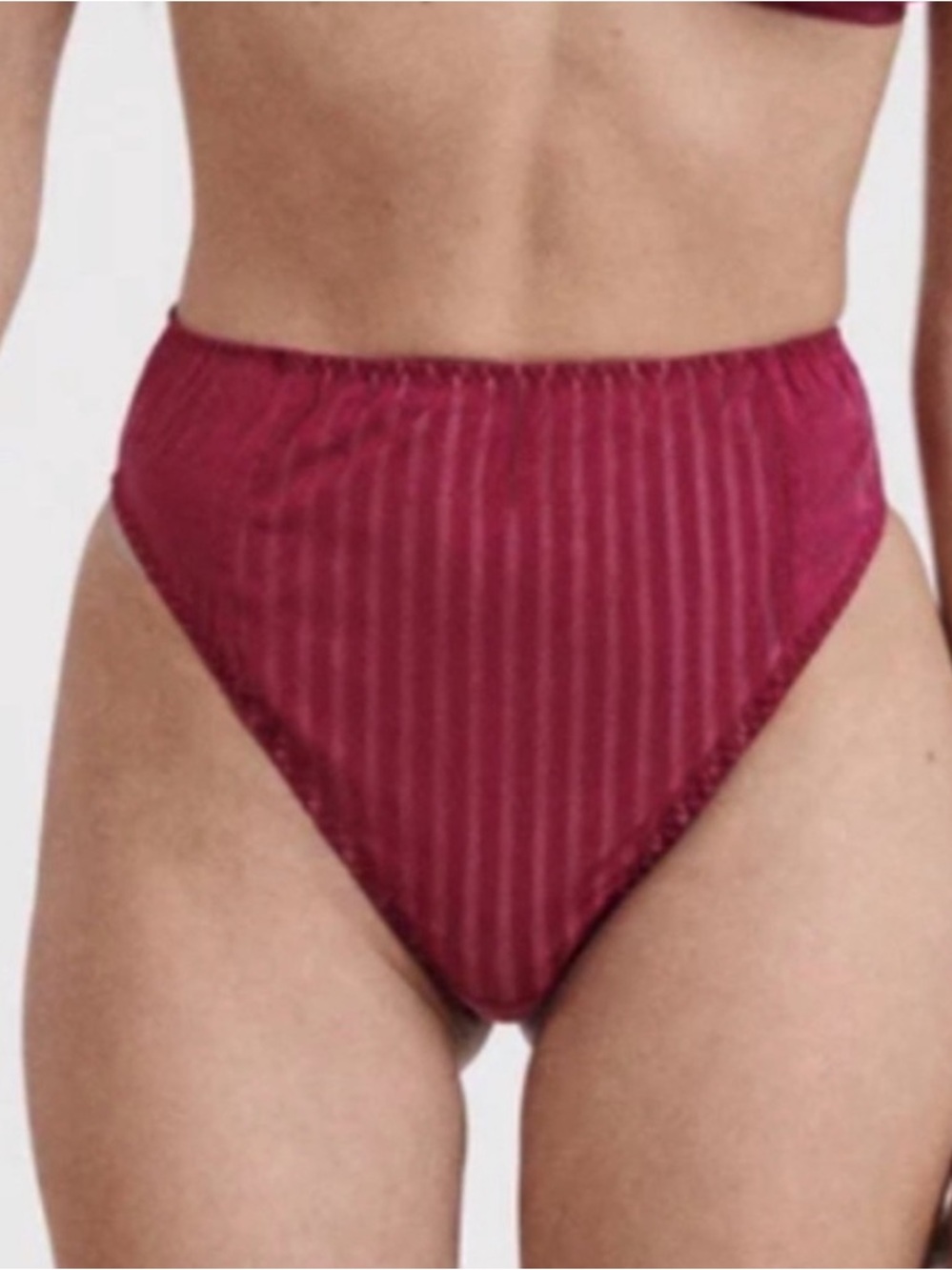 (2) Lunya washable silk high waist panties